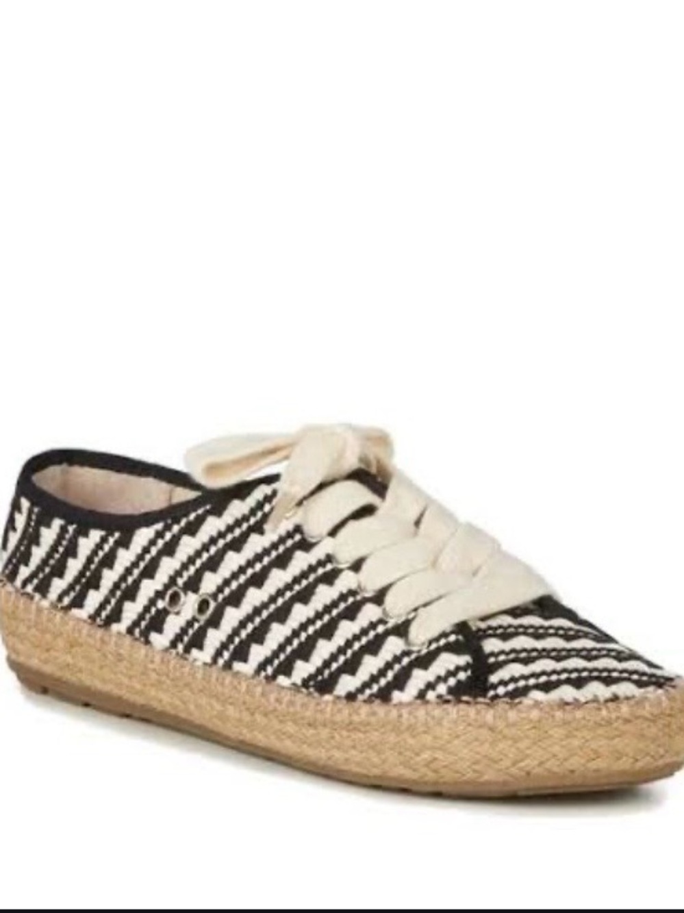 EMU Mud Australia Black & Cream Woven Espadrille Sneaker - Women